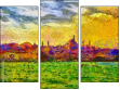 Triptychon - Dreiteiliges Leinwandbild