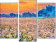 Triptychon - Dreiteiliges Leinwandbild