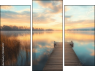 Triptychon - Dreiteiliges Leinwandbild