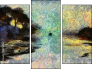 Triptychon - Dreiteiliges Leinwandbild