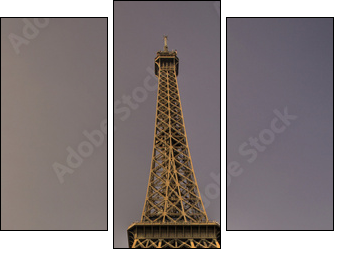 Eiffelturm in Paris - Dreiteiliges Leinwandbild, Triptychon