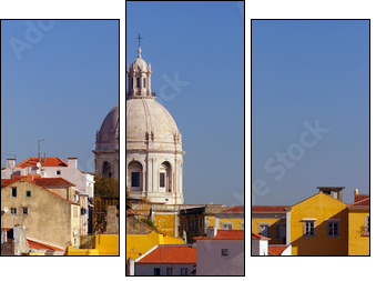 Lisbon View - Dreiteiliges Leinwandbild, Triptychon