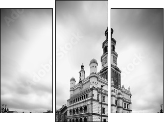 old town hall in Poznan - Dreiteiliges Leinwandbild, Triptychon