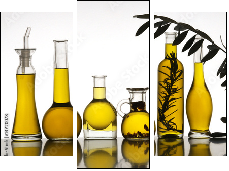 Olio di oliva - Dreiteiliges Leinwandbild, Triptychon