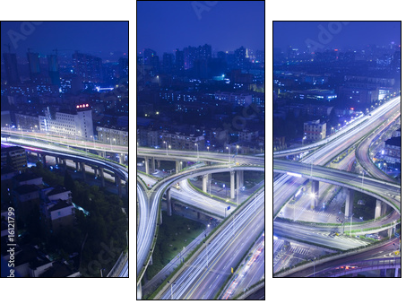 traffic - Dreiteiliges Leinwandbild, Triptychon
