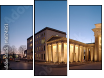 Brandenburger Tor / Brandenburg Gate - Dreiteiliges Leinwandbild, Triptychon