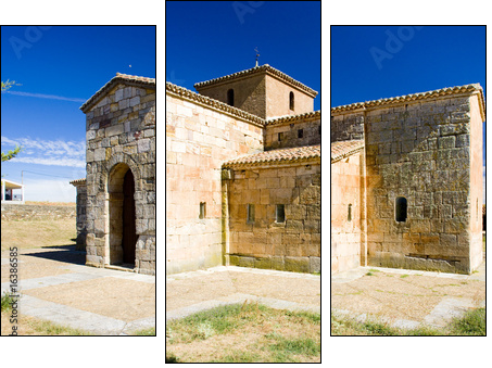 San Pedro de la Nave, El Campillo, Castile and Leon, Spain - Dreiteiliges Leinwandbild, Triptychon