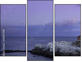 Portland Head Light - Dreiteiliges Leinwandbild, Triptychon