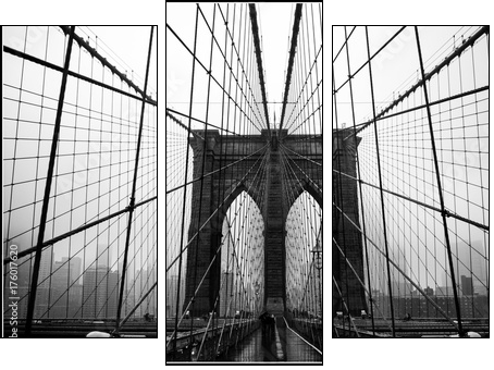 Brooklyn bridge - Dreiteiliges Leinwandbild, Triptychon