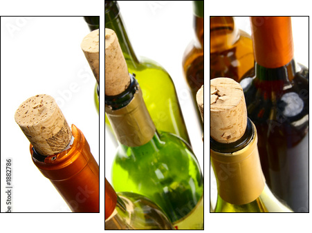 wine group - Dreiteiliges Leinwandbild, Triptychon
