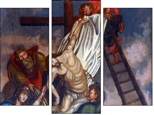 Deposition from the Cross - Dreiteiliges Leinwandbild, Triptychon