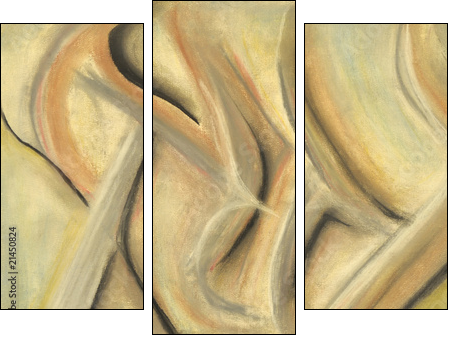 Dancing In Space - Dreiteiliges Leinwandbild, Triptychon