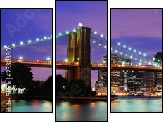 New York City - Dreiteiliges Leinwandbild, Triptychon