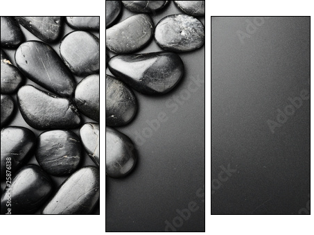 Stones - Dreiteiliges Leinwandbild, Triptychon