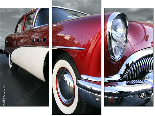 on the road - Dreiteiliges Leinwandbild, Triptychon