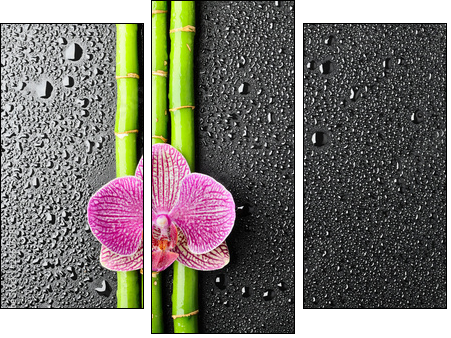 spa background - Dreiteiliges Leinwandbild, Triptychon