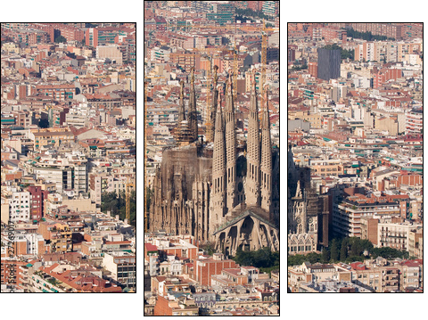 Sagrada Familia - Dreiteiliges Leinwandbild, Triptychon