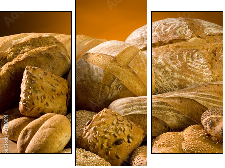 bread - Dreiteiliges Leinwandbild, Triptychon