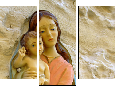 imadonna & child - Dreiteiliges Leinwandbild, Triptychon