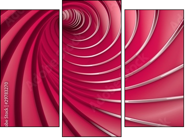 helix - Dreiteiliges Leinwandbild, Triptychon