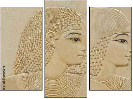 Beautiful young couple - Dreiteiliges Leinwandbild, Triptychon