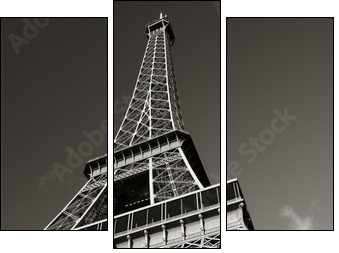 the eiffel tower - Dreiteiliges Leinwandbild, Triptychon