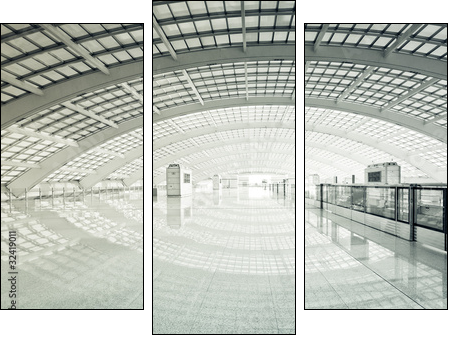 modern hall - Dreiteiliges Leinwandbild, Triptychon