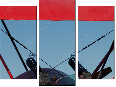 Vintage Aircraft - Dreiteiliges Leinwandbild, Triptychon