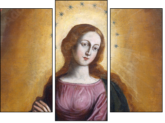 Our Lady Immaculate 2 - Dreiteiliges Leinwandbild, Triptychon