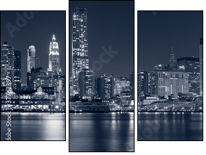 Manhattan, New York City. - Dreiteiliges Leinwandbild, Triptychon