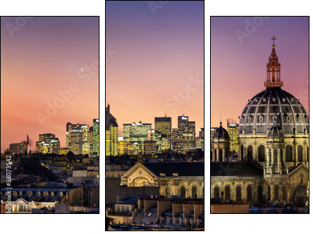 Paris - Dreiteiliges Leinwandbild, Triptychon