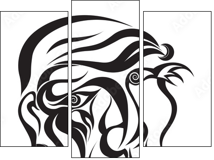 How you feel vector illustration - Dreiteiliges Leinwandbild, Triptychon