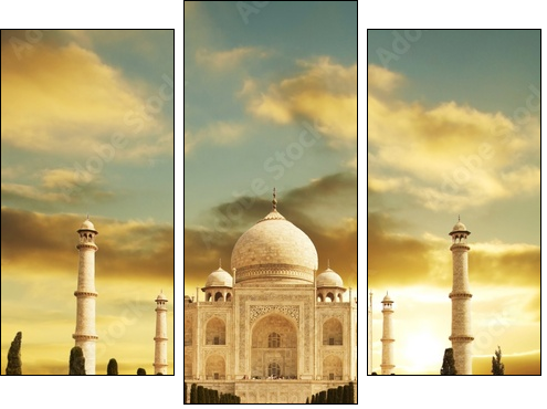 Taj Mahal palace - Dreiteiliges Leinwandbild, Triptychon