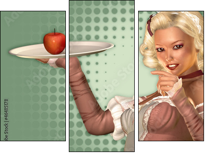 Eat more Fruits - Dreiteiliges Leinwandbild, Triptychon