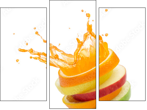 fruit punch - Dreiteiliges Leinwandbild, Triptychon