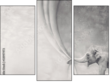 Et voilÃ  - Dreiteiliges Leinwandbild, Triptychon