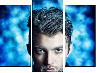 cold heart - Dreiteiliges Leinwandbild, Triptychon