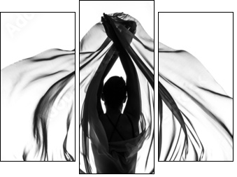 Butterfly effect - Dreiteiliges Leinwandbild, Triptychon