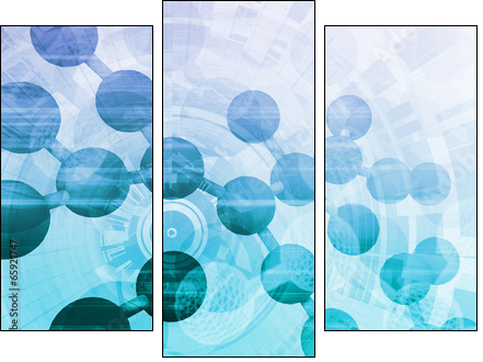 Healthcare Industry - Dreiteiliges Leinwandbild, Triptychon
