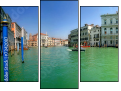 Venice. Grand Canal (panorama). - Dreiteiliges Leinwandbild, Triptychon