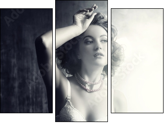 art nude - Dreiteiliges Leinwandbild, Triptychon