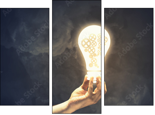 Strategy thinking - Dreiteiliges Leinwandbild, Triptychon