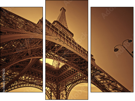 Paris - Dreiteiliges Leinwandbild, Triptychon