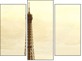 Old Eiffel Tower - Dreiteiliges Leinwandbild, Triptychon