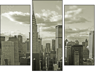 finance capital - Dreiteiliges Leinwandbild, Triptychon