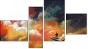 Viertychon - Vierteiliges Leinwandbild