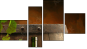 Viertychon - Vierteiliges Leinwandbild