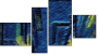 Viertychon - Vierteiliges Leinwandbild