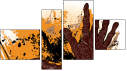 Viertychon - Vierteiliges Leinwandbild