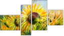 Viertychon - Vierteiliges Leinwandbild
